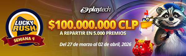 Promoción Lucky Rush por Playtech