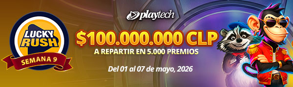 Promoción Lucky Rush por Playtech