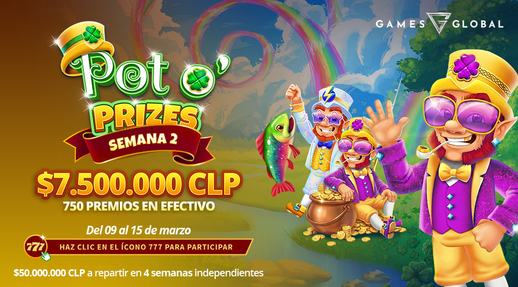 Torneo Pot o’ Prizes por Games Global Semana 2