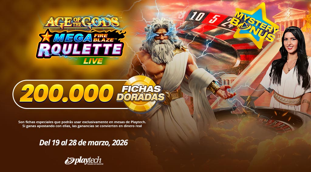 Promocion Mystery Bonus por Playtech
