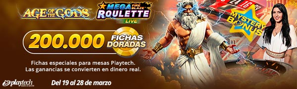 Promocion Mystery Bonus por Playtech