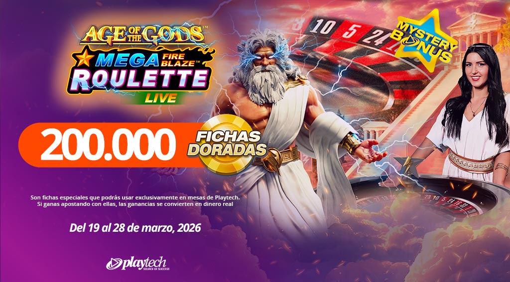 Promocion Mystery Bonus por Playtech