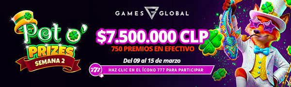 Torneo Pot o’ Prizes por Games Global Semana 2
