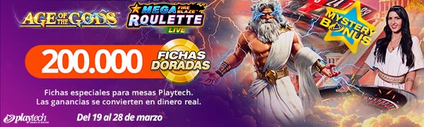 Promocion Mystery Bonus por Playtech
