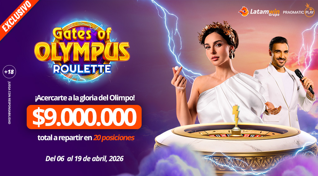 Torneo Exclusivo Gates Of Olympus Roulette por Pragmatic
