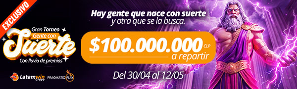 Torneo Exclusivo Gente con Suerte por Pragmatic