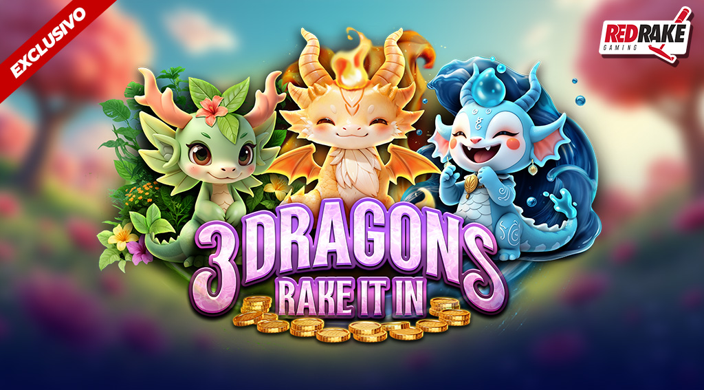 Juego exclusivo 3 Dragons Rake it in