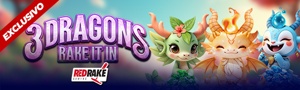 Juego exclusivo 3 Dragons Rake it in