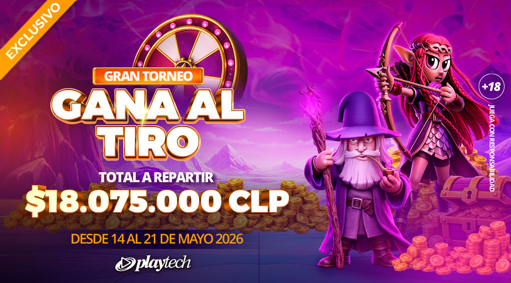 Torneo Exclusivo Torneo Gana al Tiro por Playtech