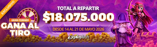 Torneo Exclusivo Torneo Gana al Tiro por Playtech