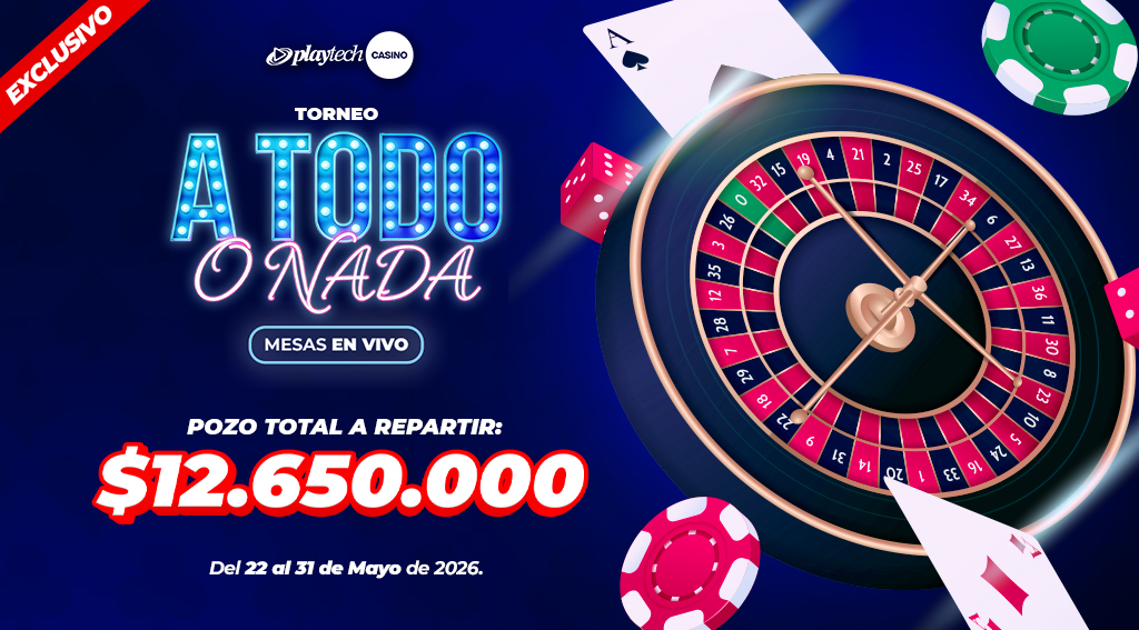 Torneo Exclusivo Todo o Nada por Playtech