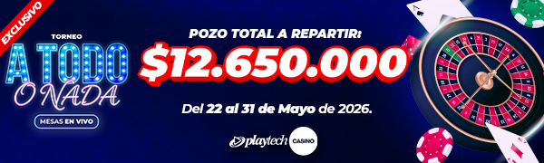 Torneo Exclusivo Todo o Nada por Playtech