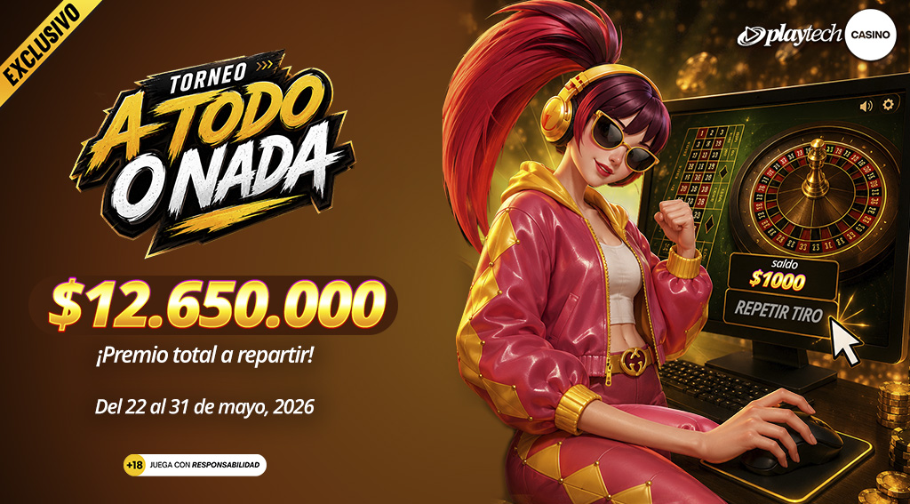 Torneo Exclusivo Todo o Nada por Playtech