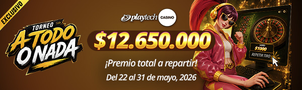 Torneo Exclusivo Todo o Nada por Playtech