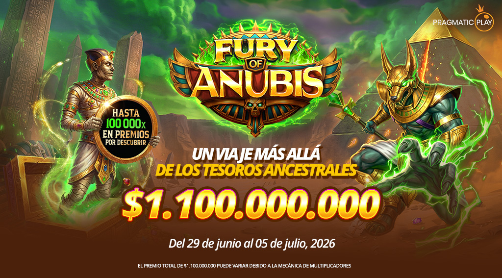 Promoción de Red Fury of Anubis por Pragmatic Play