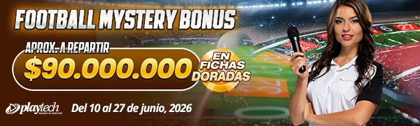 Promoción Football Mega Mystery Bonus por Playtech