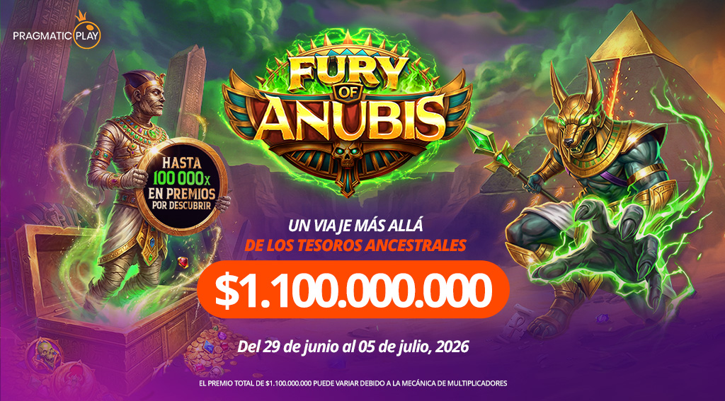 Promoción de Red Fury of Anubis por Pragmatic Play