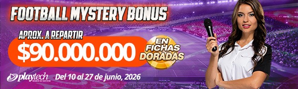 Promoción Football Mega Mystery Bonus por Playtech