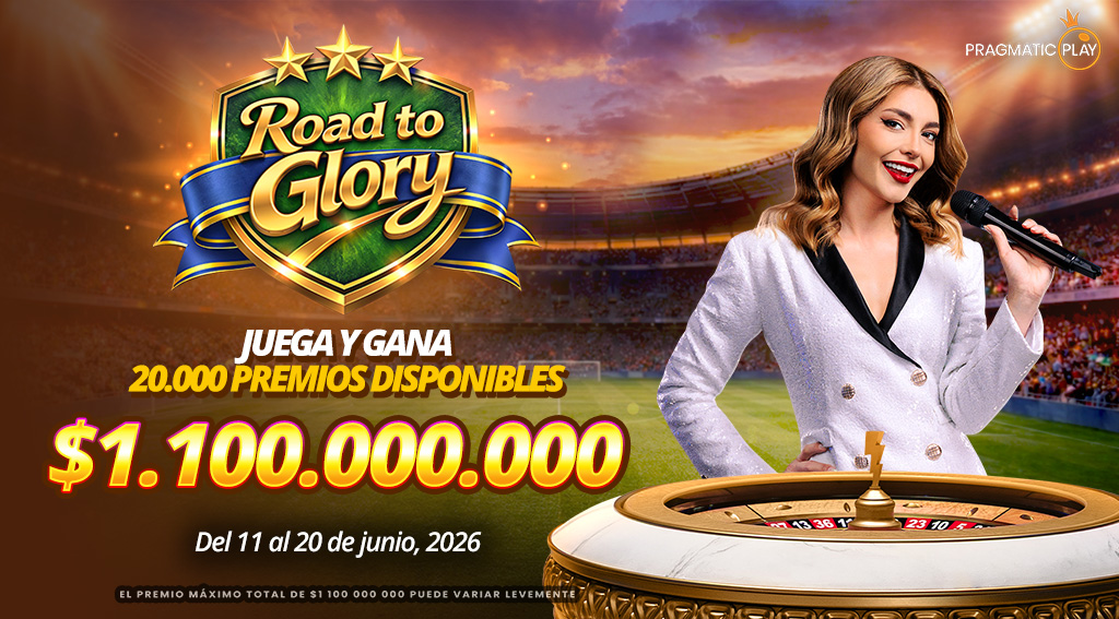 Promoción de Red Road to Glory por Pragmatic