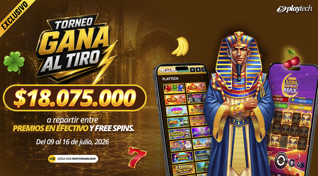Torneo Exclusivo gana al tiro por playtech