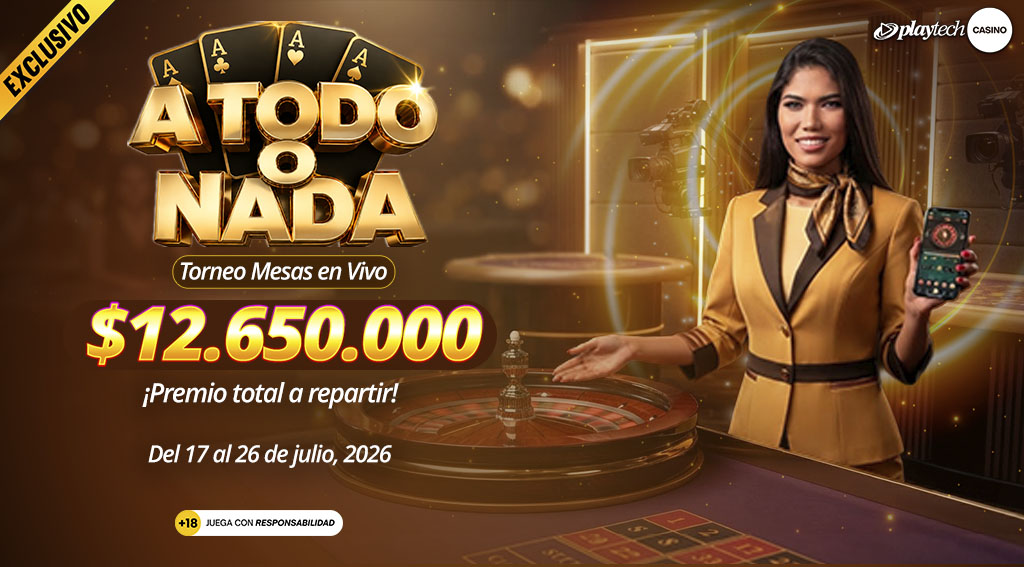 Torneo  Torneo Exclusivo Todo o Nada por Playtech