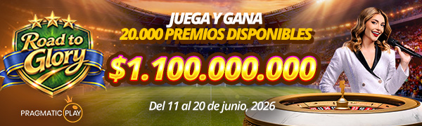 Promoción de Red Road to Glory por Pragmatic