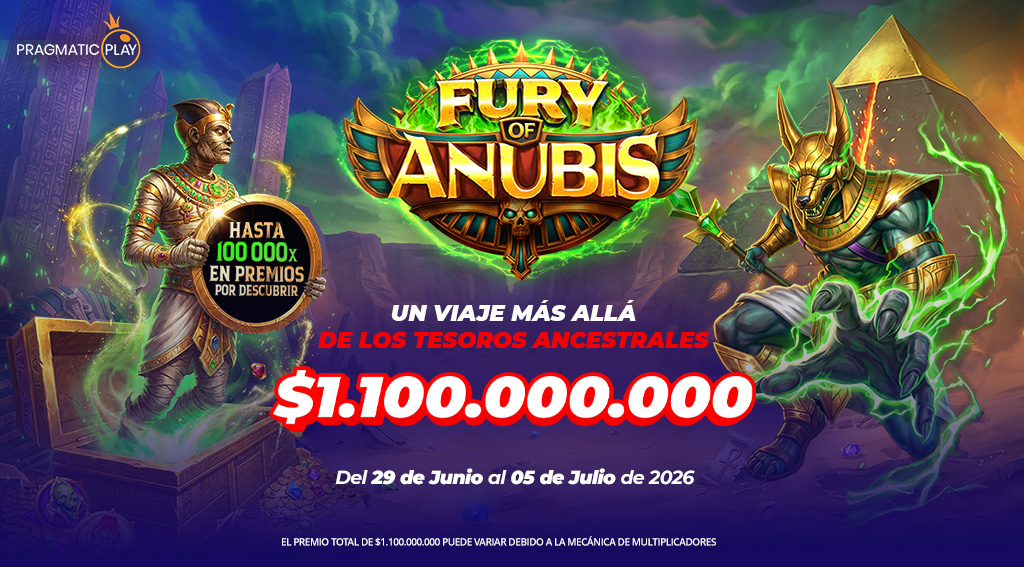 Promoción de Red Fury of Anubis por Pragmatic Play
