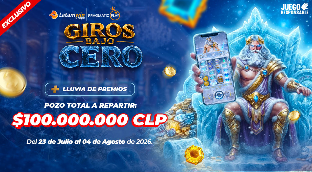Torneo Exclusivo Giros Bajo Cero por Pragmatic