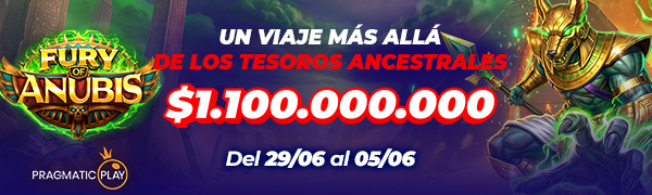 Promoción de Red Fury of Anubis por Pragmatic Play