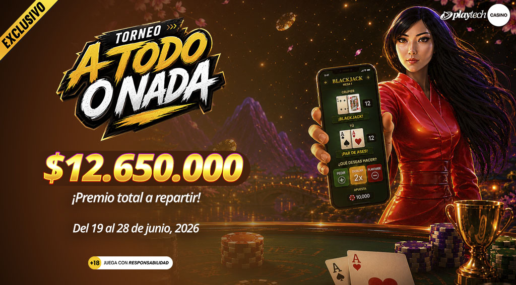 Torneo Exclusivo Todo o Nada por Playtech