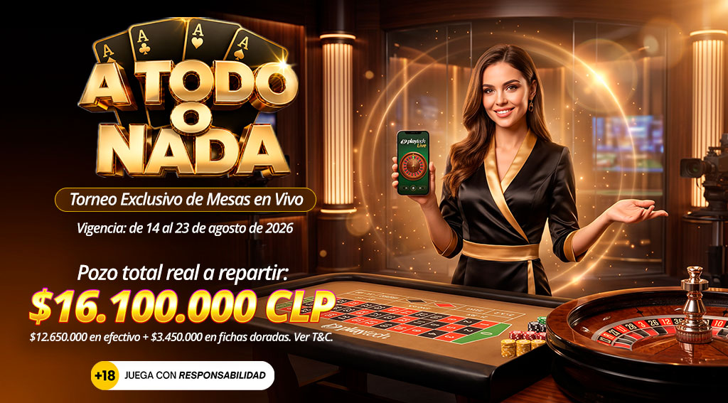 Torneo Exclusivo Todo o Nada por Playtech