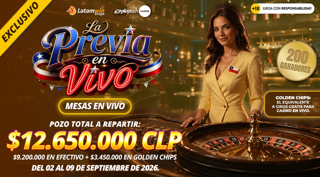 Torneo Exclusivo La Previa en Vivo por Playtech
