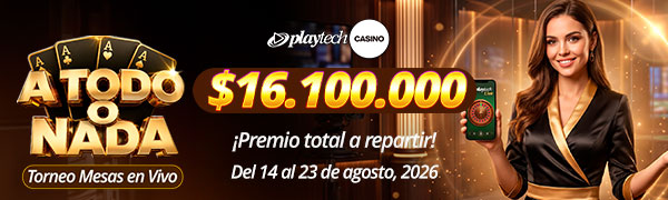 Torneo Exclusivo Todo o Nada por Playtech