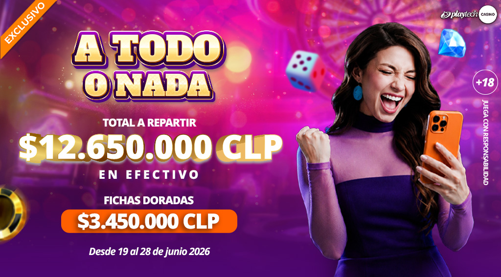 Torneo Exclusivo Todo o Nada por Playtech
