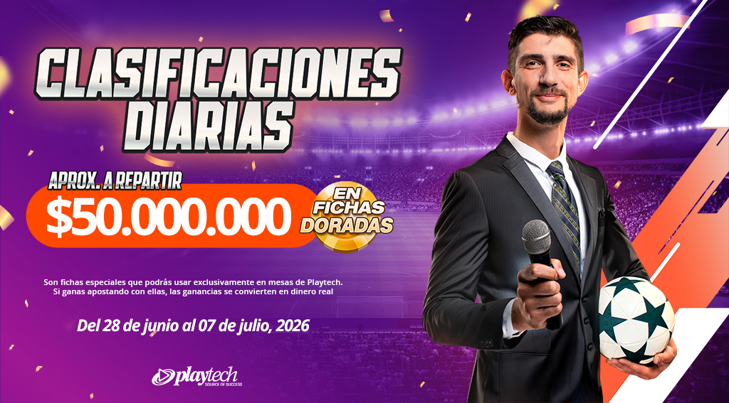 PROMOCION CLASIFICACION DIARIA POR PLAYTECH