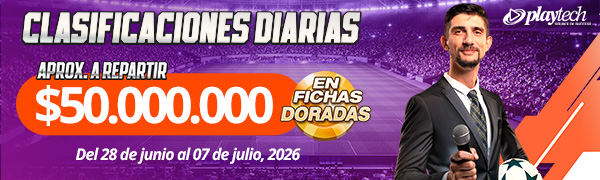 PROMOCION CLASIFICACION DIARIA POR PLAYTECH