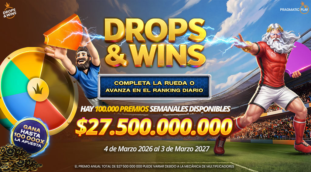 TORNEO DROPSWINS 2026 POR PRAGMATIC PLAY