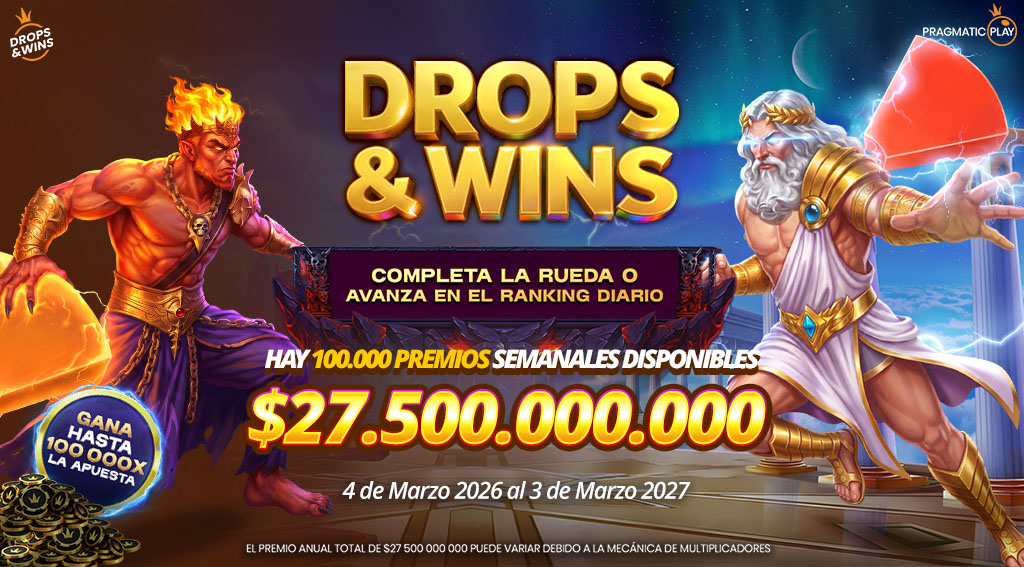 TORNEO DROPSWINS 2026 POR PRAGMATIC PLAY