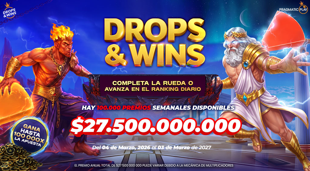 TORNEO DROPSWINS 2026 POR PRAGMATIC PLAY