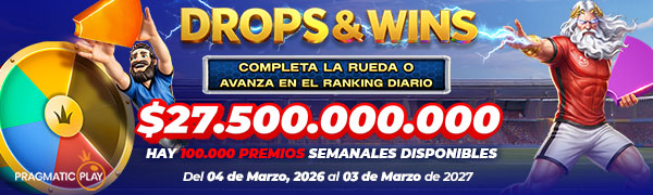 TORNEO DROPSWINS 2026 POR PRAGMATIC PLAY