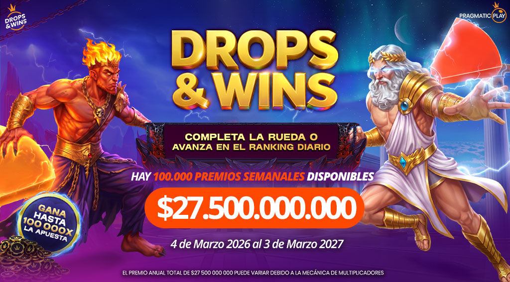 TORNEO DROPSWINS 2026 POR PRAGMATIC PLAY