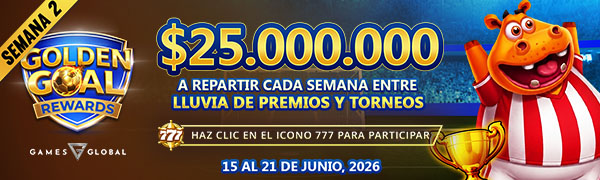Promocion Golden Goal Rewards por Games Global