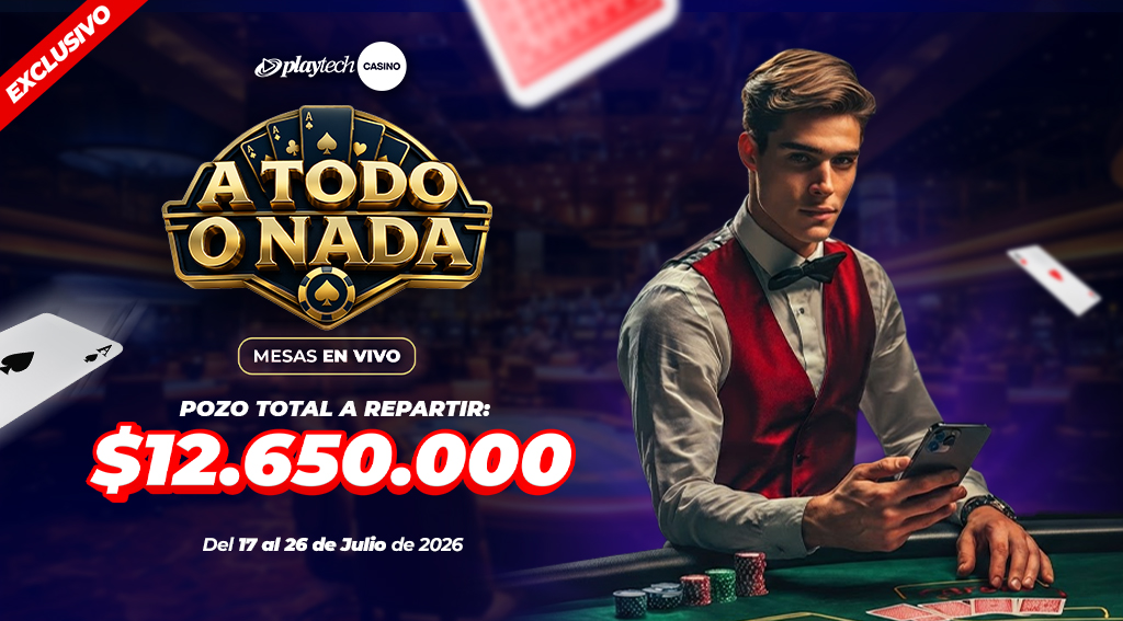 Torneo Exclusivo Todo o Nada por Playtech