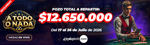 Torneo Exclusivo Todo o Nada por Playtech