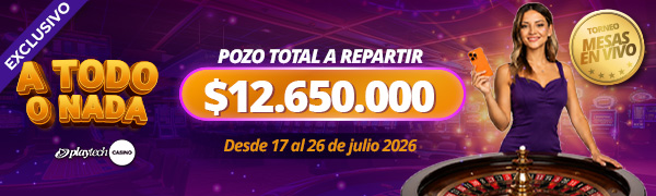 Torneo Exclusivo Todo o Nada por Playtech