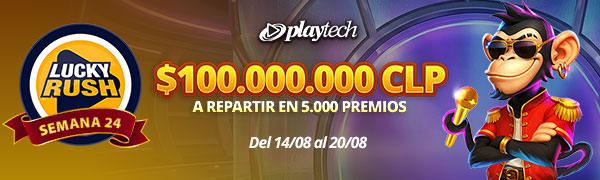 Promoción Lucky Rush por Playtech