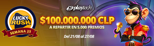 Promoción Lucky Rush por Playtech