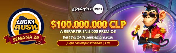 Promoción Lucky Rush por Playtech