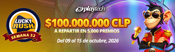 Promoción Lucky Rush por Playtech