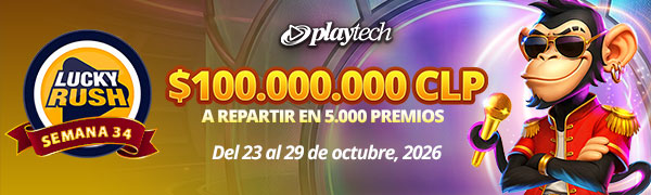 Promoción Lucky Rush por Playtech